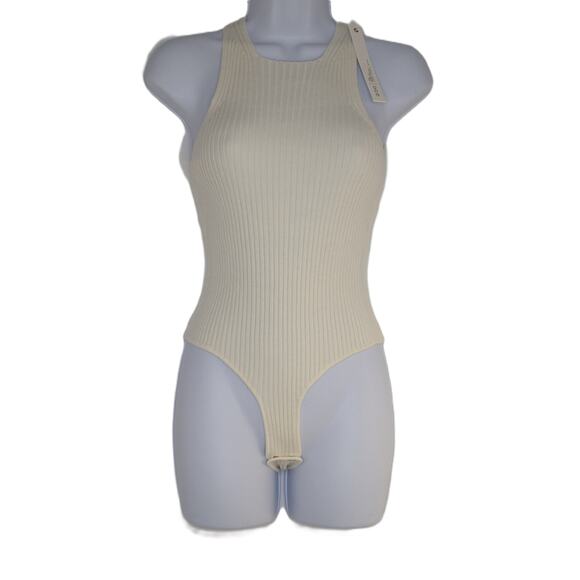 One Grey Day White Wool Bodysuit Tank - Picture 10 of 10